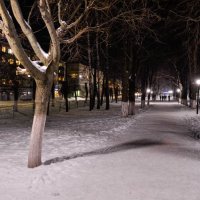 Зимние фото ночной С-Буды :: Сергей Дудников