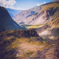 Вид на долину Чулышмана :: Сергей Белявцев