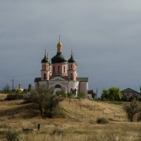 Церковь на Арабатской Стрелке. :: Сергей Давыденко