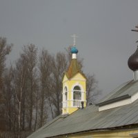 Церковь в Ленобласти. Утренняя дымка. :: Фотогруппа Весна