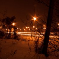 Ночная автомагистраль :: Дмитрий Долгов