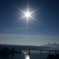 Киев. Вид с Рыбальского моста. :: Клевер 