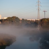 Осеннее туманное утро. Минск, 2014 :: Анна Куликовская