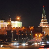 Ночь, улица, фонарь, Кремль... :: Галина 