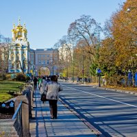 По дороге в парк(.г.Пушкин) :: Александр Лейкум