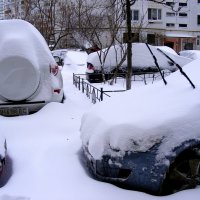 Ни приехать, ни уехать.... город закрыт!   Стихия... :: Александр Скамо