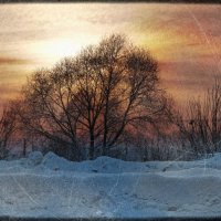 На морозе закаты шикарны :: Александр Касымов