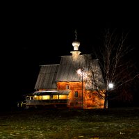 Деревянная Никольская (Глотовская) церковь в Суздале :: Семен Кактус