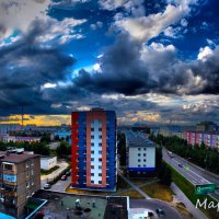Город на закате :: Марина Алгаева