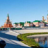 Набережная в городе Йошкар-Ола. :: Андрей Гриничев