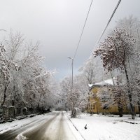 Снег в перспективе :: Натали Акшинцева