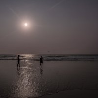 Закат на Аравийском море...Гоа,Индия... :: Александр Вивчарик