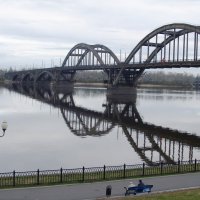 Рыбинск. Мост через Волгу. :: Наталия 