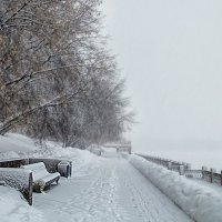 набережная  зимой :: Ольга Афанасьева