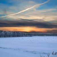 Степь в первый день зимы :: Виталий Кийко