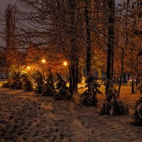 В парке вечером :: Константин Бобинский