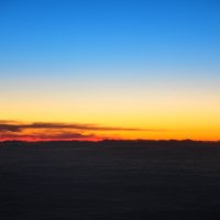 Закат на высоте 10400метров :: Evgeny Manakin