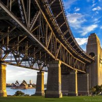 Знаменитый сиднейский мост Harbour Bridge :: Евгений Лимонтов