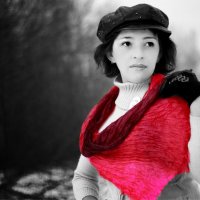 Девушка с шарфом :: Алла Мещерякова
