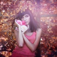 Девушка с розами :: Алина Филимонова
