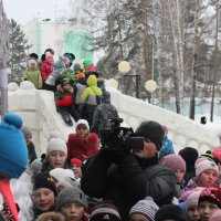 Открытие снежного городка :: Дарья Малькова