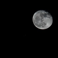 Просто Луна и маленькое НЛО :: Hardboard 