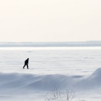 В снежный путь... :: Alexey Bogatkin