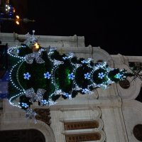 Рождественская елка у Храма Христа-Спасителя :: Ольга 