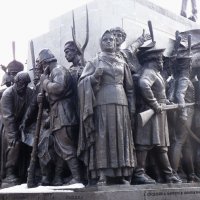 Фрагмент постамента  памятника Кутузову  в Москве :: Galina Leskova