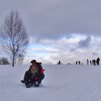 как на санках... :: Валентина. .