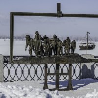 Бурлаки на Волге. :: Владимир Сворочаев