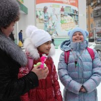 Акция по раздаче куколок "Веснянок" в масленичную неделю :: Дарья Малькова