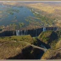 Водопад Виктория в сухой сезон :: Евгений Печенин