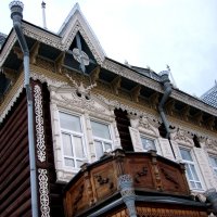 Декор основного здания усадьбы Шастина. Ирккутск, XIX в. :: Оксана Тарасенко