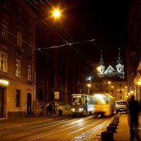 Ночной трамвай :: Igor Moskalchuk