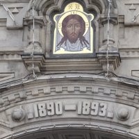 Образ Христа на здании ГУМа :: Владимир Чижиков 