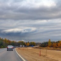 Расширение трассы А-114 в районе Череповца :: olgaborisova55 Борисова Ольга