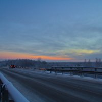 30 декабря, закат над Кишемским каналом :: olgaborisova55 Борисова Ольга
