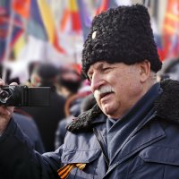 Митинг "Антимайдан" в Москве 21 февраля 2015г :: Евгений Жиляев