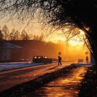 Закат в городе N :: Оксана Пестова