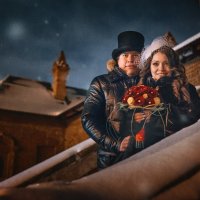 Зима, вечер, свадьба... :: Дмитрий Додельцев