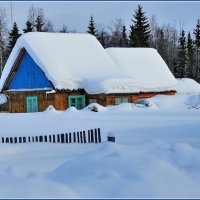 Домик в снегу. :: Александр Максименко