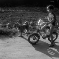 Мальчик с собакой :: Александр Никитин