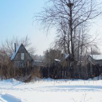 Зимний домик в деревне :: Николай Реснин 