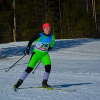 Полина на дистанции 12,5 км :: Юрий Митенёв