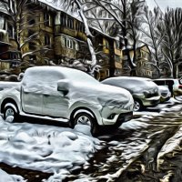 Мартовский снег III :: Alexei Kopeliovich