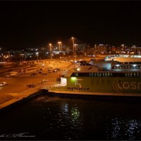 Ночной порт Ираклиона :: Наталия Григорьева