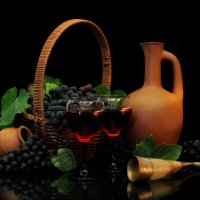 Красное домашнее вино :: Анна Тесликова