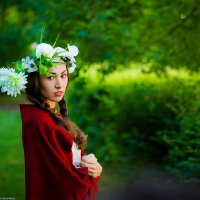 Портретное фото в лесу :: Ольга Юрина