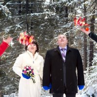 Пермская зимняя свадьба :: Виталий Гребенников